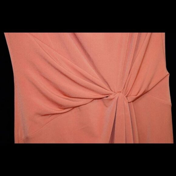MICHAEL KORS ORANGE SLEEVELESS SIZE XS WOMENS DRESS COWL NECKLINE
ARMPIT TO ARM - Picture 3 of 7